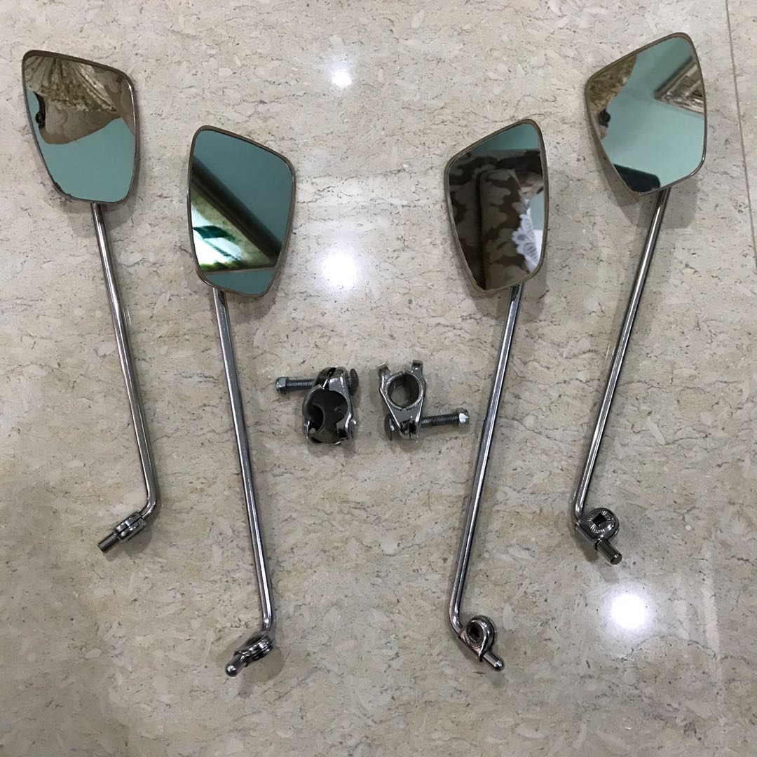 Vespa StadiumLike Mirrors, Motorcycles, Motorcycle Accessories on Carousell