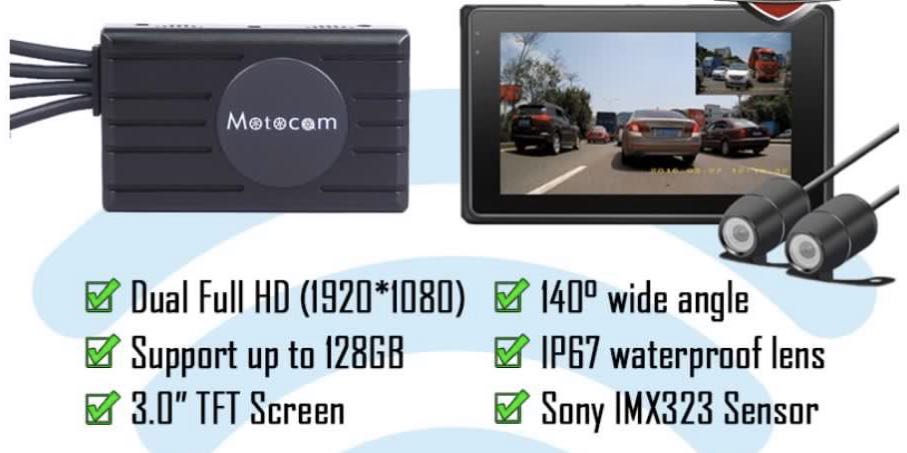 Vsys motocam m2f bisado motorcycle camera dash cam Motorcycles