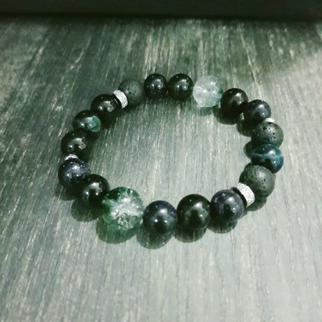 Obsidian Grounding Energy Crystal Bracelet for Men / Women / Unisex / Gift  for Her & Him / Yin Yang / Spiritual Beaded Jewellery/ Healing - Etsy