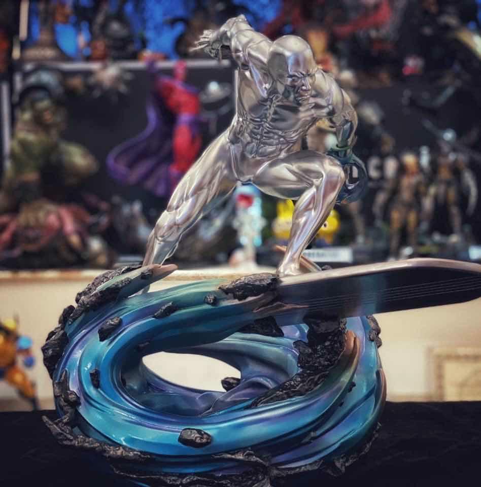 (Price last drop )WTS mac silver surfer custom statue 1/4 no XM