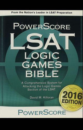 LSAT logic games bible
