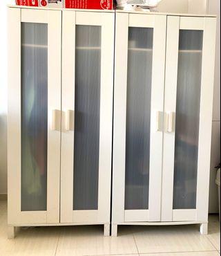 IKEA  Wardrobes Cabinet 2pcs + Hanger 50+pcs
