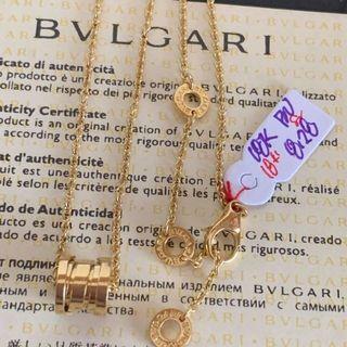 18k Saudi gold necklace n pendant bulgari