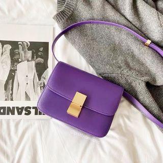 Real Leather Luxe Royal Purple Bag (P0)