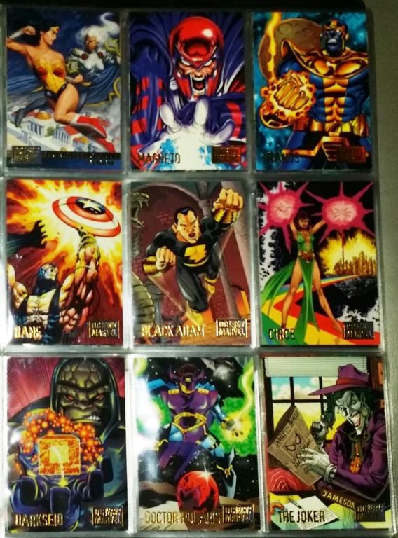 SKYBOX    CHOOSE DC  VS MARVEL  IMPACT CARDS.... 001 to 018 by FLEER 