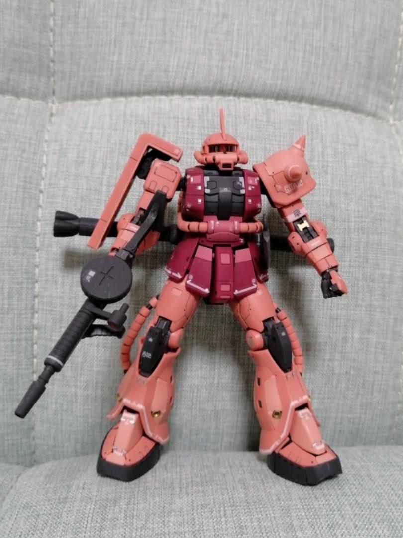 模型成品 萬代RG 1:144 高達 馬沙 渣古 全素組 已上膠貼 已上消光, 興趣及遊戲, 玩具 & 遊戲類 - Carousell