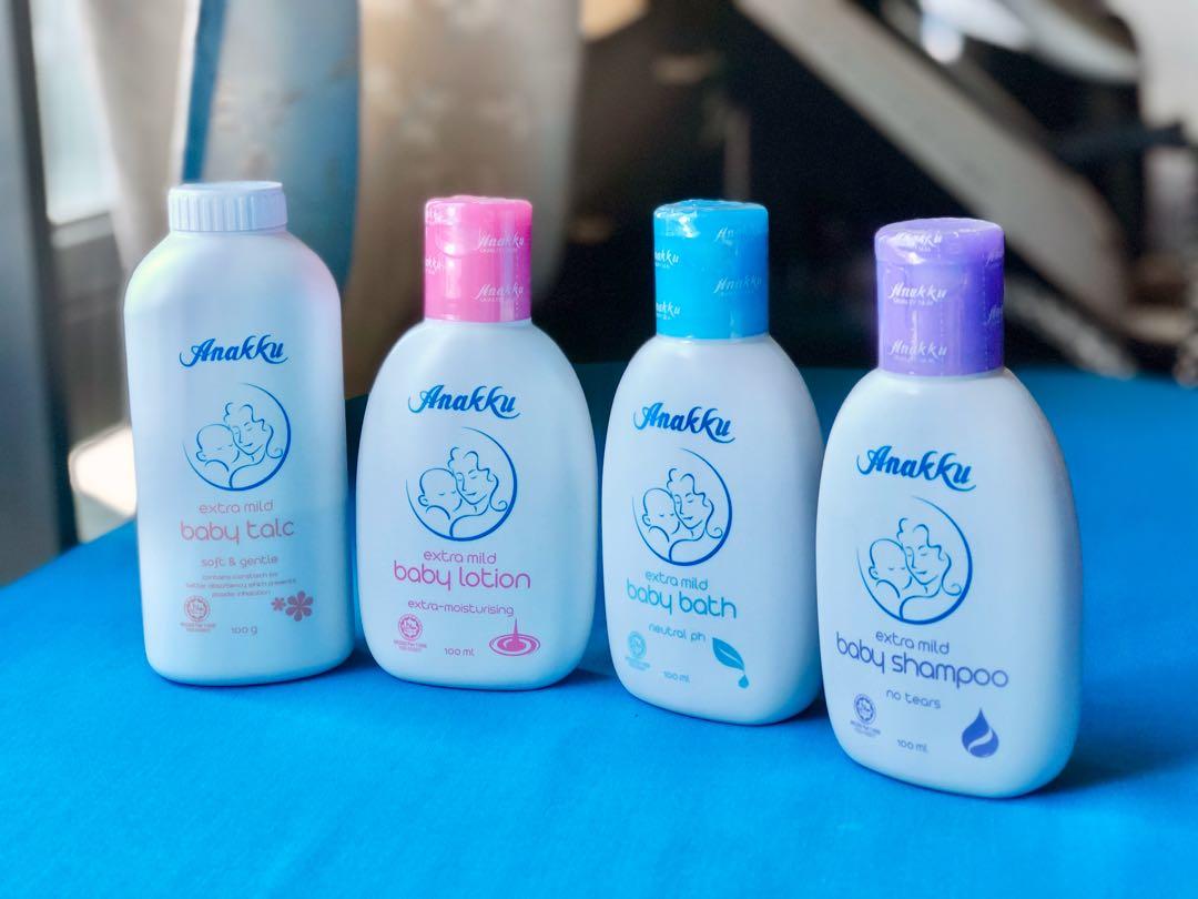Anakku Baby Bath and Body Set with box Babies Kids Bathing
