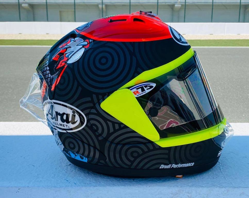 Arai helmets RX7X Tatsuki, Motorcycles, Motorcycle Apparel on Carousell