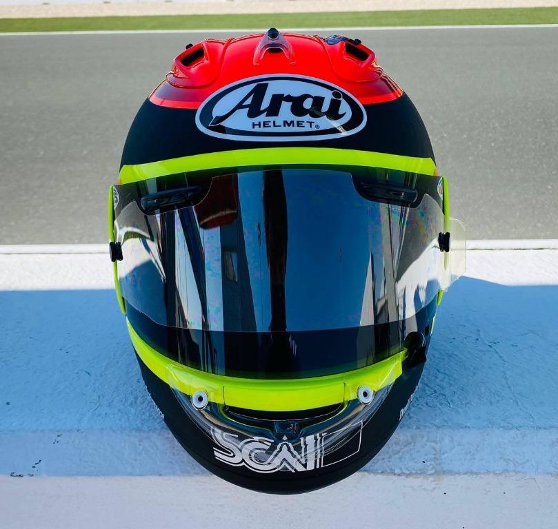 Arai helmets RX7X Tatsuki, Motorcycles, Motorcycle Apparel on Carousell