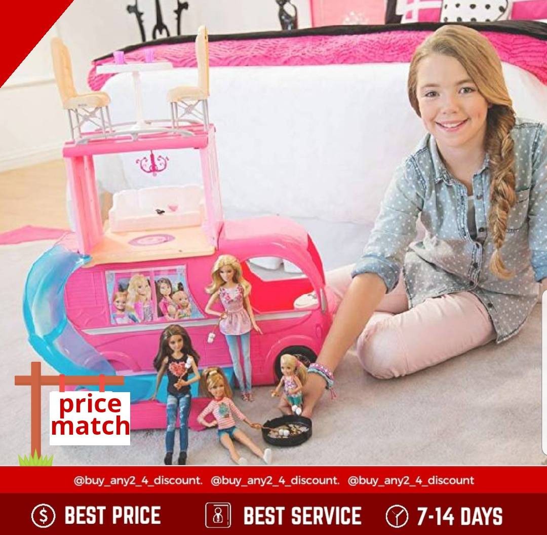 Barbie Pop-Up Camper Vehicle