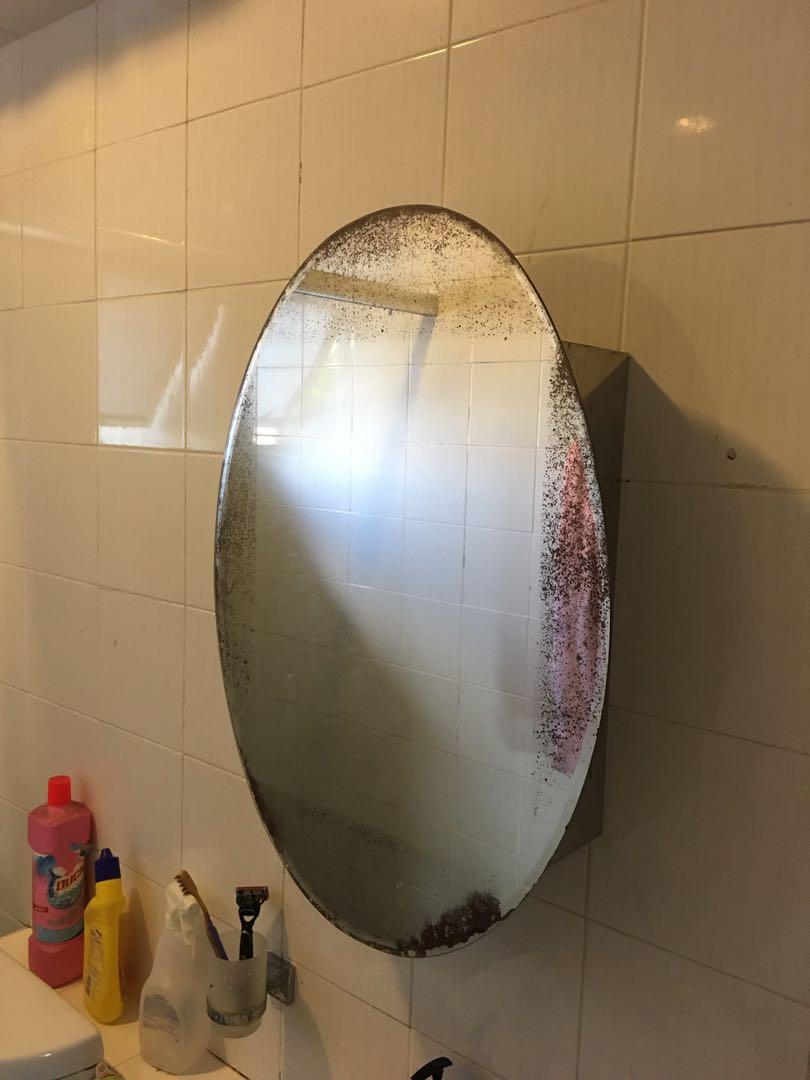 Bathroom Cabinet With Mirror Brand Hoe Kee Cheap Furniture Others On Carousell