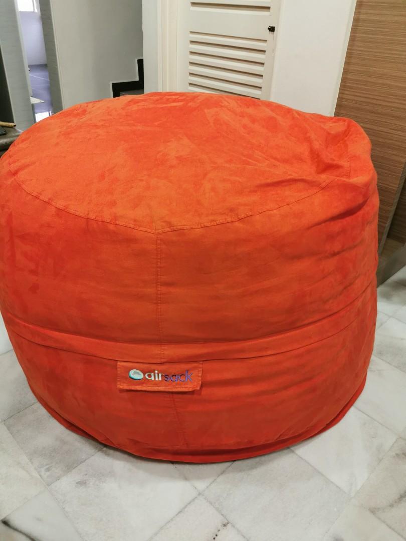 air sack bean bag home  furniture others on carousell