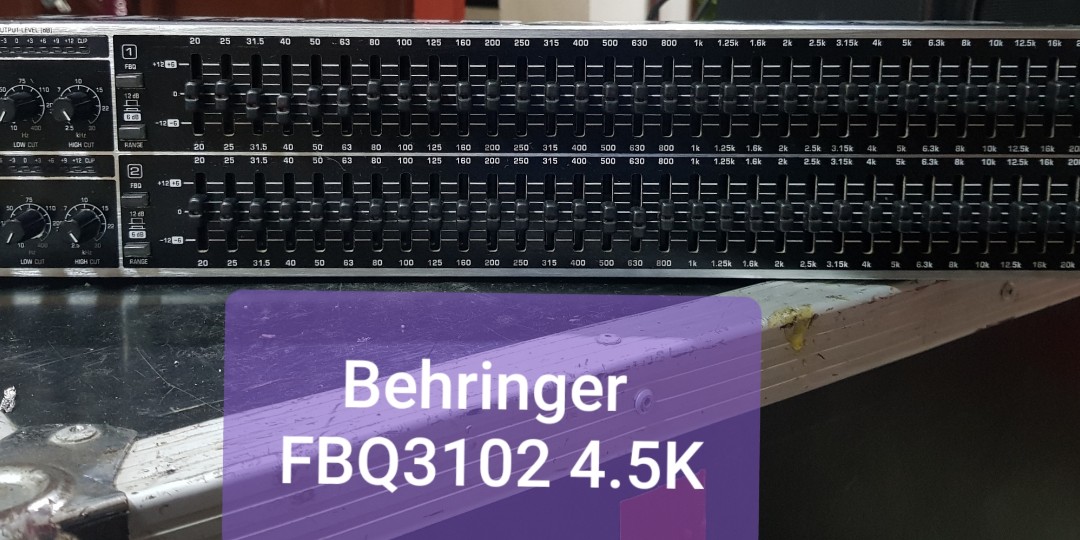 Behringer Equalizer, Audio, Other Audio Equipment on Carousell