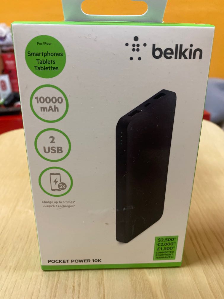 Belkin Powerbank 10000mAh ( Pocket Power 10K), Mobile Phones & Gadgets