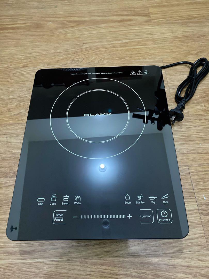 Blakk Induction Cooker with Free pot, Furniture & Home Living