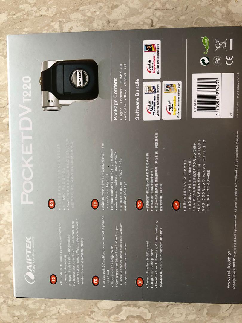 Camera (Category: Cameras) located in Singapore. Submitted by wine60 (Listing ID 284322269, Image 3). Description: Brand new pocket video camera. .
