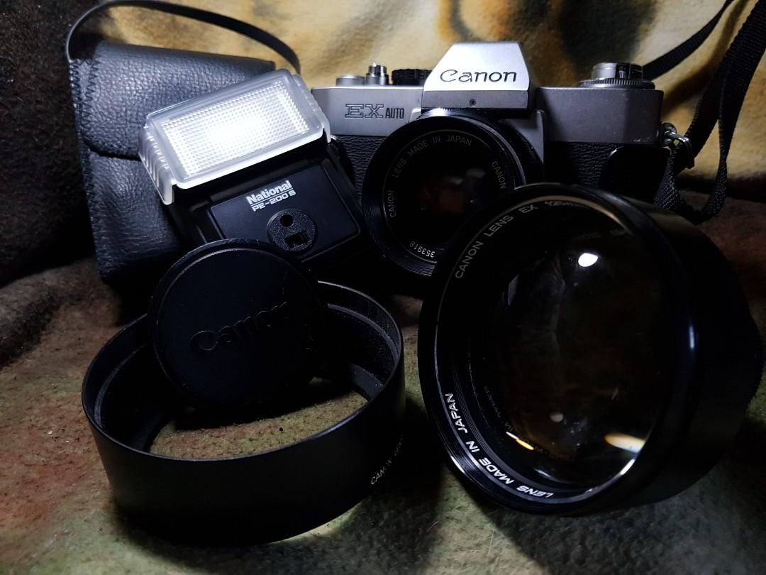 Repriced Canon Ex Auto 35mm Film Camera Photography Cameras On Carousell