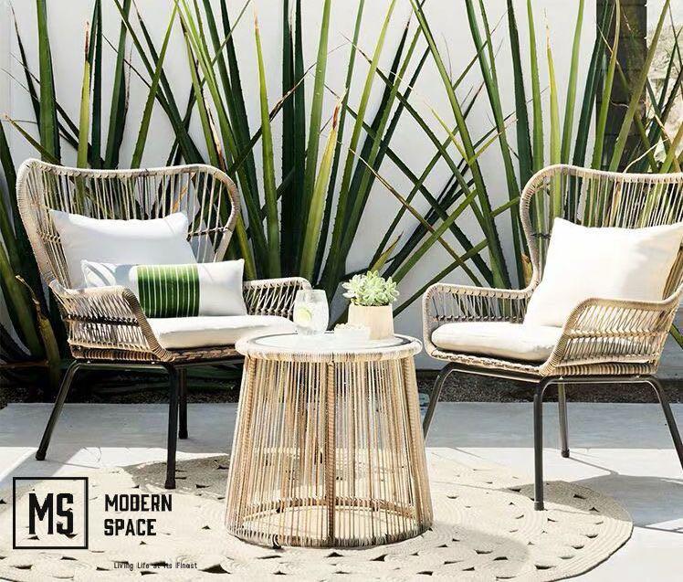 Rattan coffee table new arrivals set