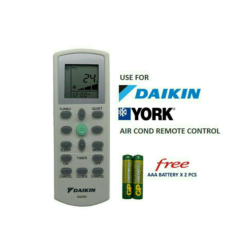 DAIKIN /YORK/ACSON Air Conditioner Remote Control, TV & Home Appliances