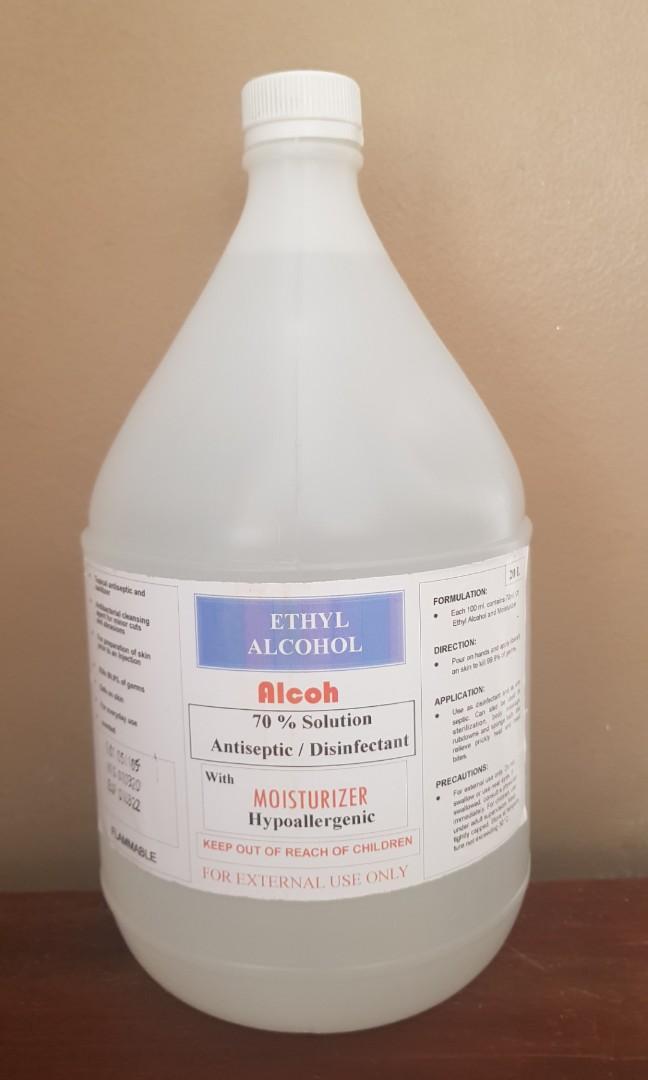 Ethyl Alcohol, Health & Nutrition, Medical Supplies & Tools on Carousell