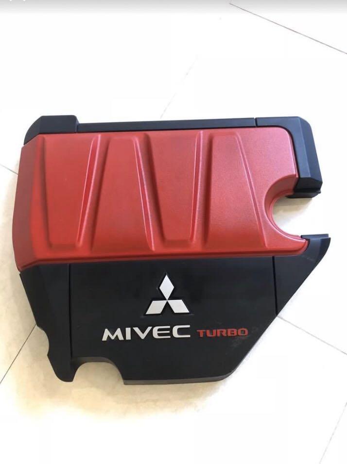 Evo X Engine Cover, Car Accessories, Accessories on Carousell