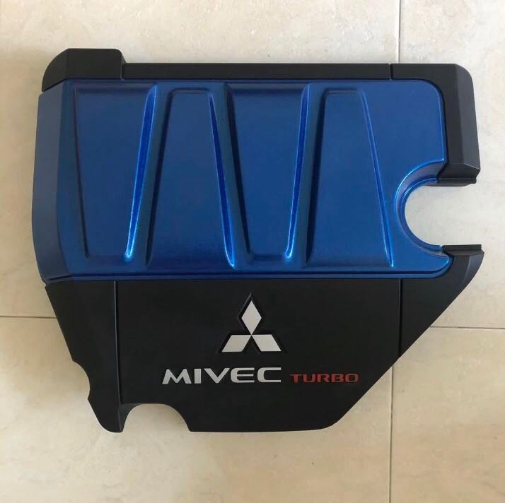 Evo X Engine Cover, Car Accessories, Accessories on Carousell