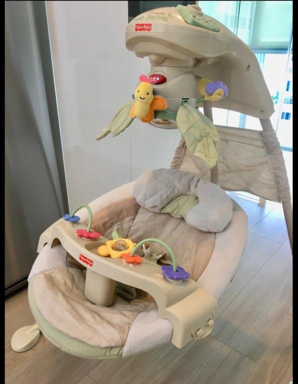 Fisher price nature's touch cradle swing weight limit cheap