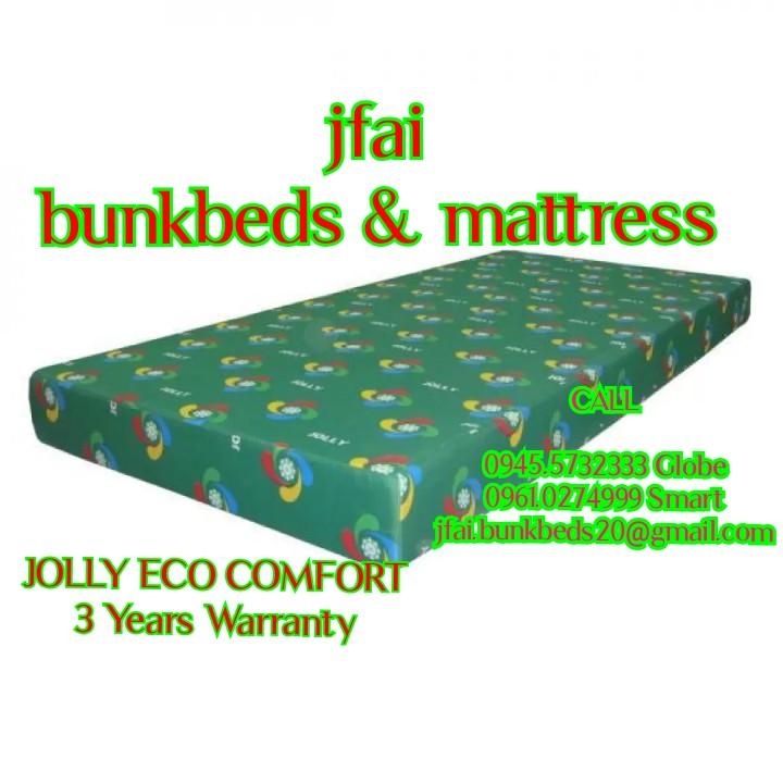 For Sale Jolly Eco Comfort Foam Mattress Home Furniture Furniture Fixtures Beds Mattresses On Carousell