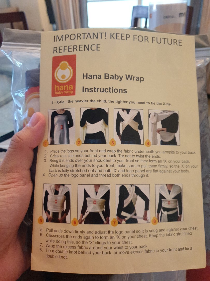 Hana Baby Wrap, Babies & Kids, Babies & Kids Fashion on Carousell
