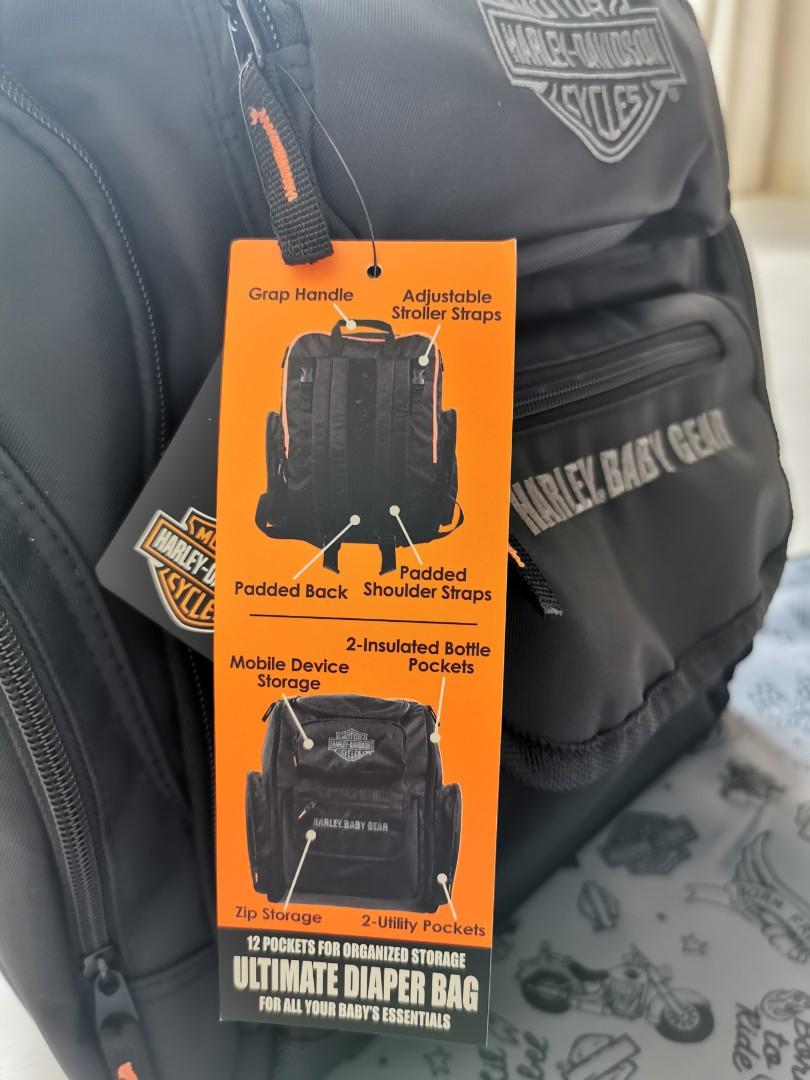 Harley Davidson Diaper Bag Babies Kids Going Out Diaper Bags Wetbags on Carousell