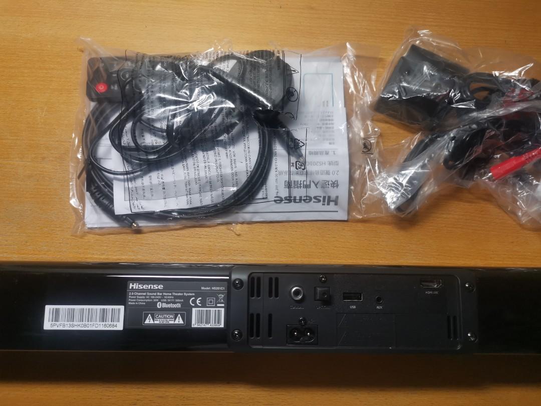 Hisense hs201c1 sound bar clearance