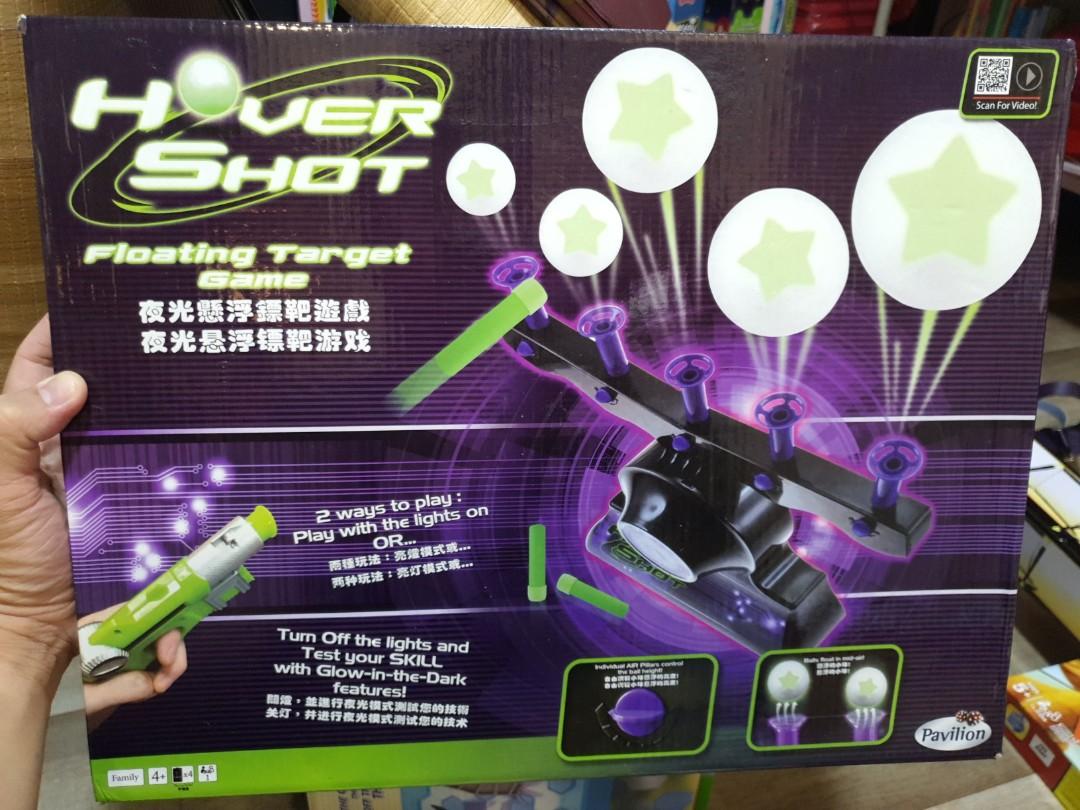 Hover shot (Category: Action & Battle Toys) located in Singapore. Submitted by urbanparcel (Listing ID 284308597, Image 1). Description: target the ball that is hovering in the air!! box is slightly damaged, but it not open before. cheers.
