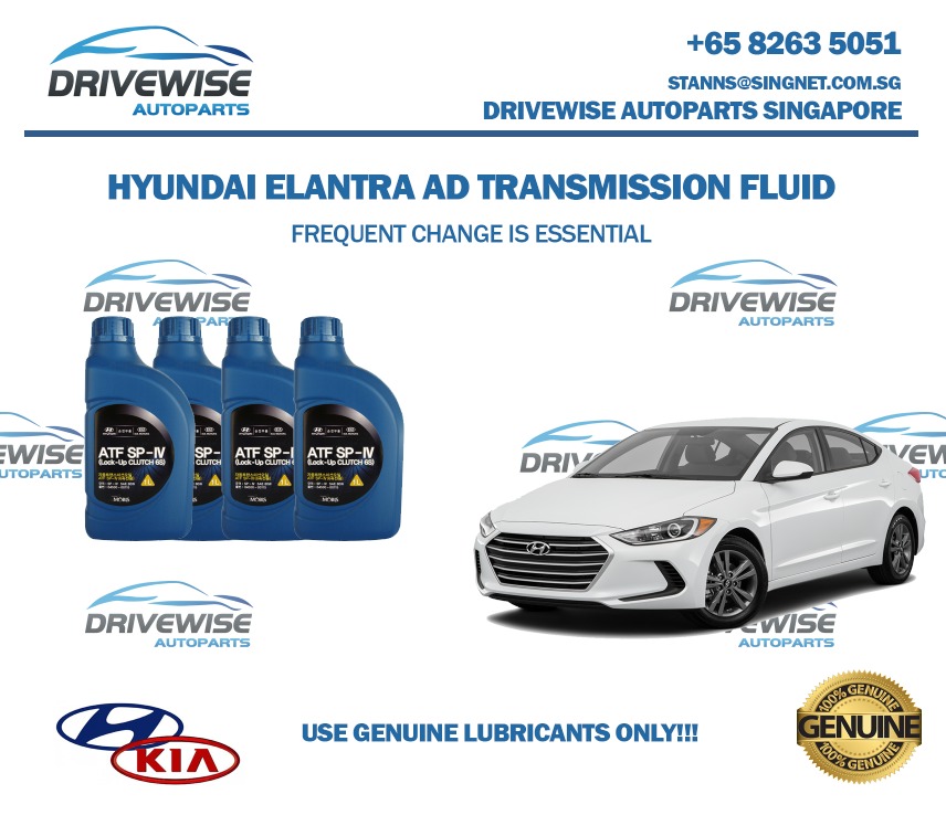 Hyundai Elantra AD ATF Oil Genuine (Hyundai Transmission Fluid