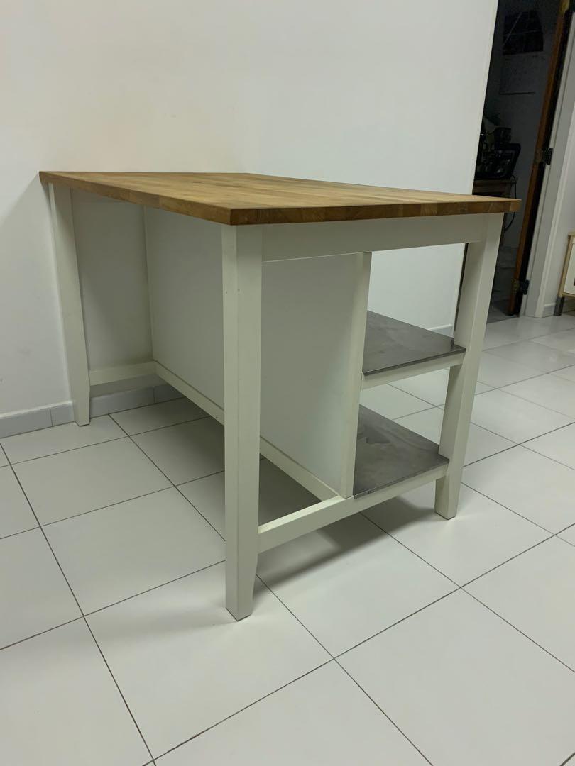 IKEA Stenstorp Kitchen Island Bench / Breakfast Bar, Furniture, Tables