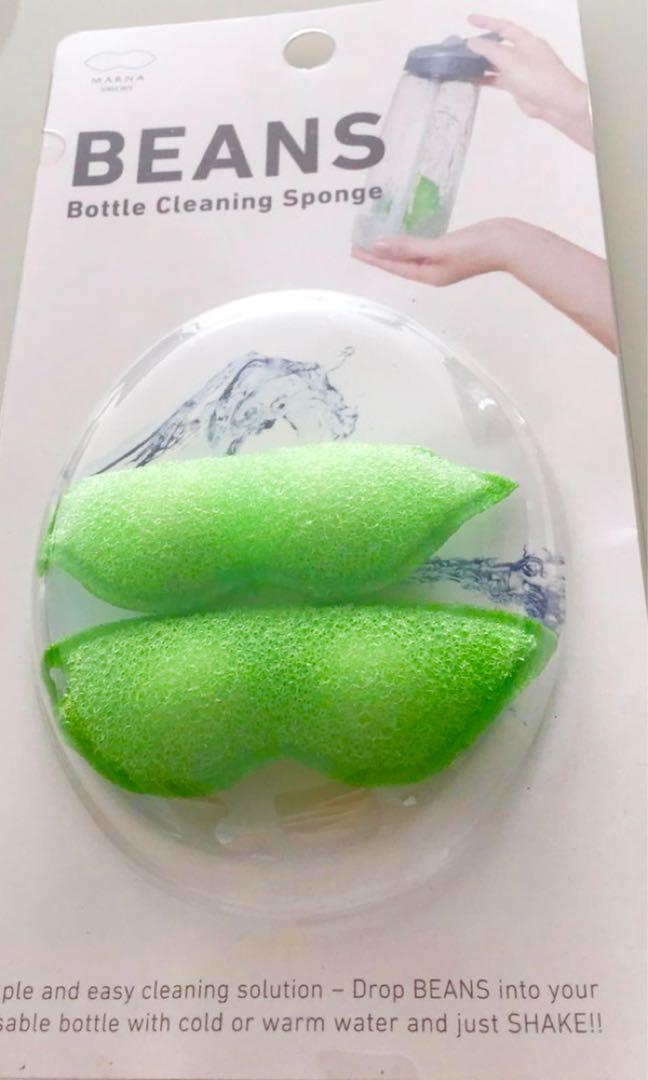 Japanese Bottle Cleaning sponge beans free delivery, Furniture