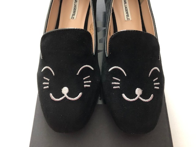Karl lagerfeld cat shoes deals