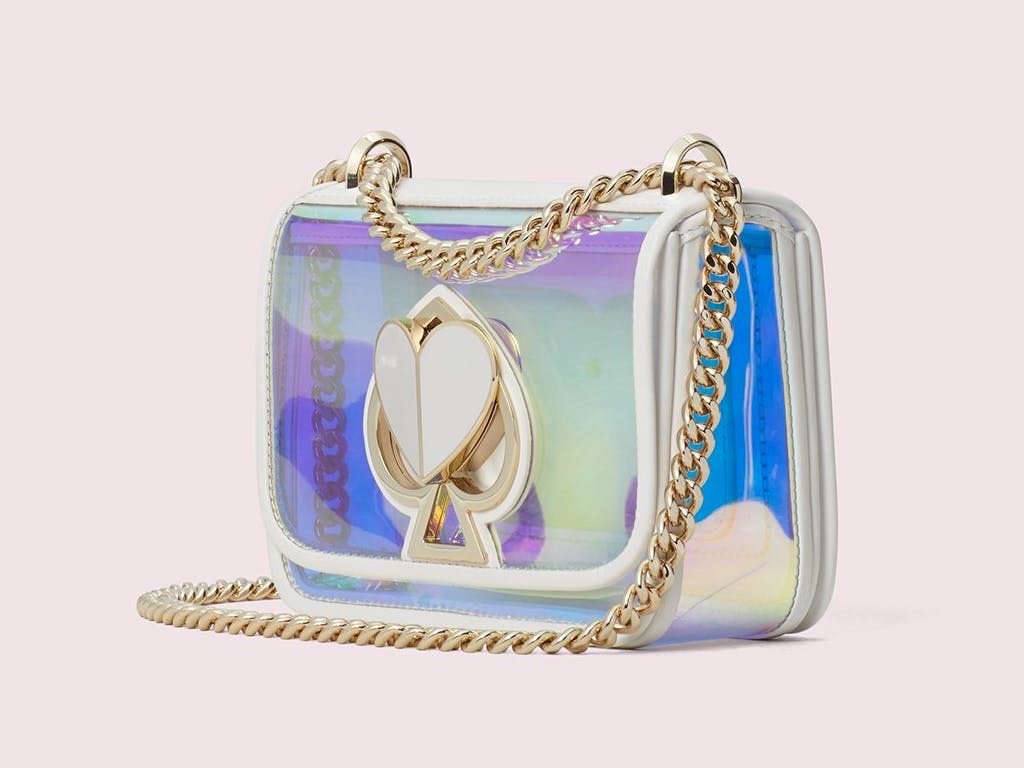 nicola iridescent small shoulder bag