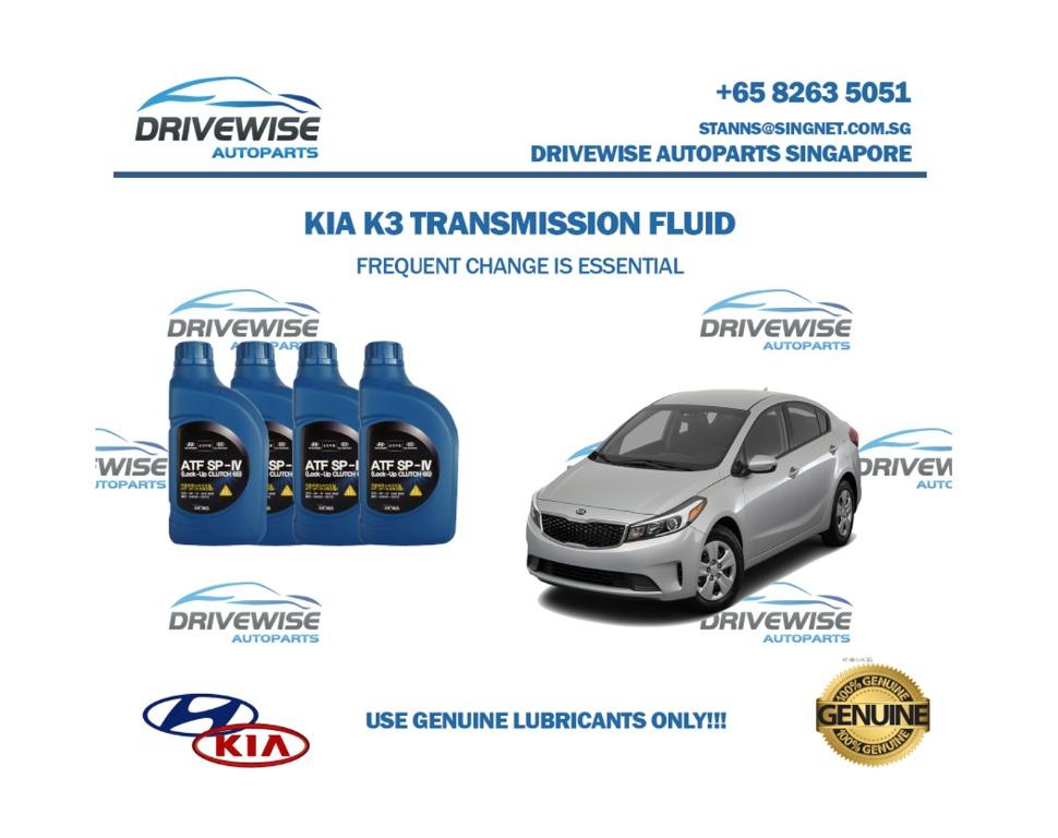 Kia K3 Genuine ATF Oil From Korea (Kia Transmission Fluid), Everything