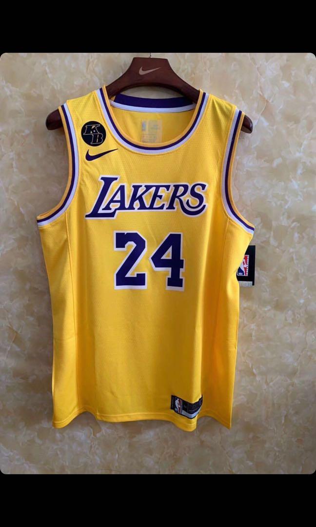 Lakers Kobe Bryant #24 Golden Edition Black Gold NBA Jersey, Men's Fashion,  Activewear on Carousell