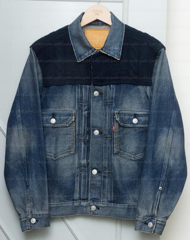Levis x Fragment Fenom 2nd Type visvim Knit denim Jacket 101