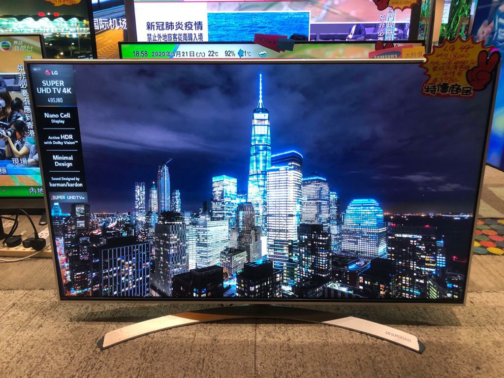LGB49SJ800P0 4K Smart TV 陳列價$3980 一年保養