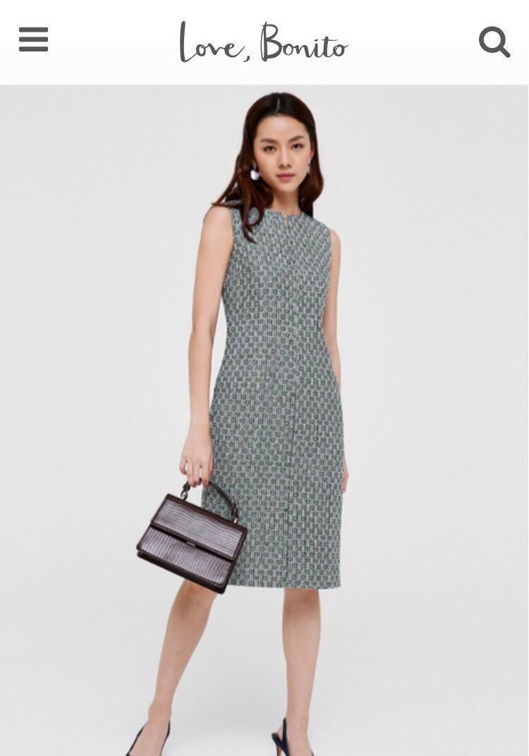 Sleeveless work dress top