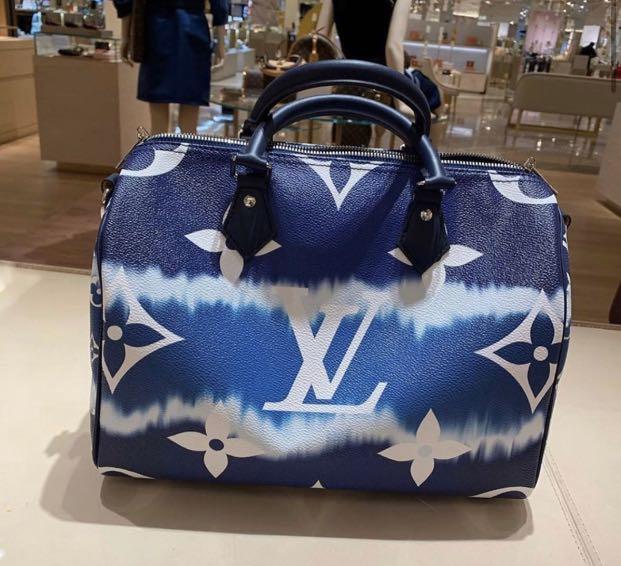 Louis Vuitton Speedy Bandouliere LV Escale 30 Bleu