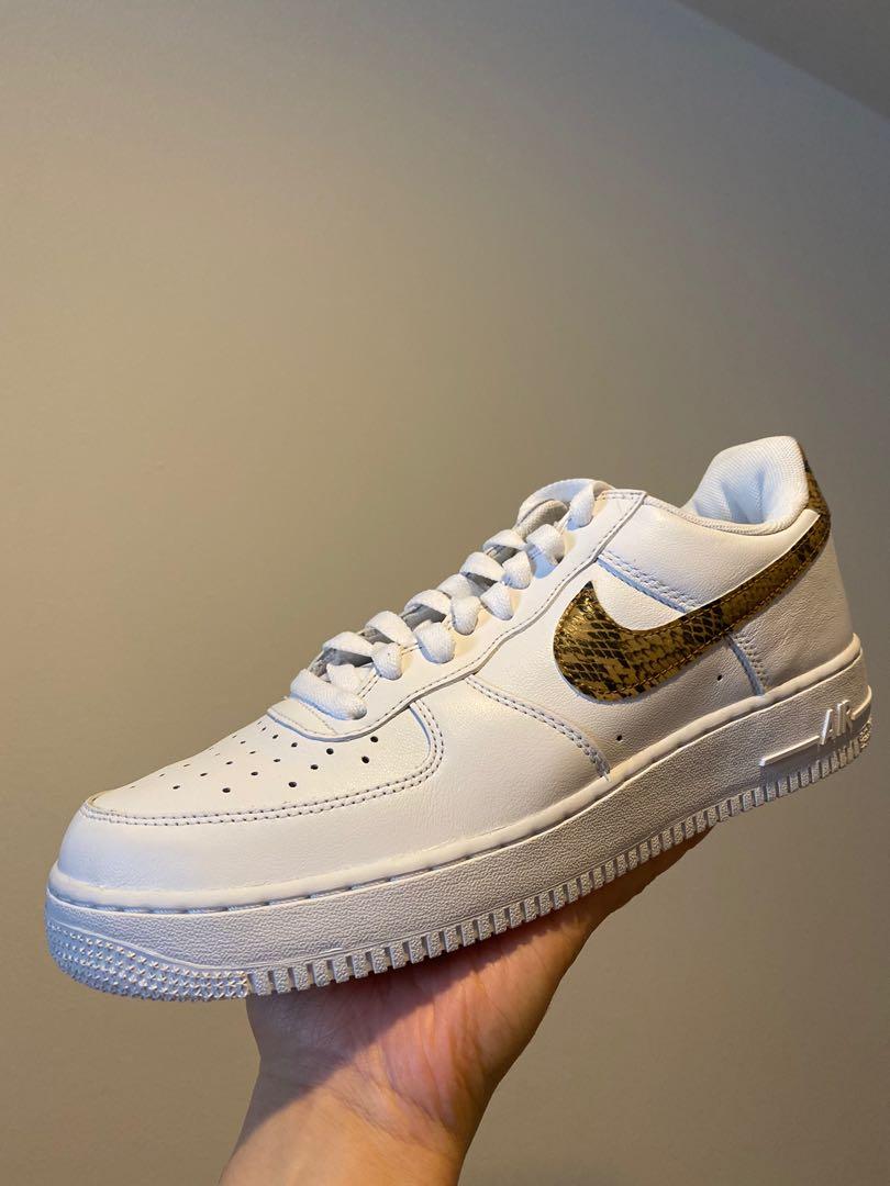 nike air force 1 ivory snake