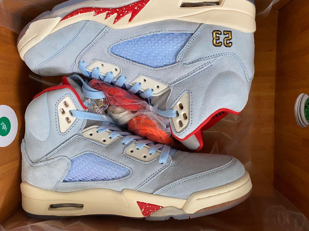 Nike air jordan 5 retro trophy room ice blue outlet
