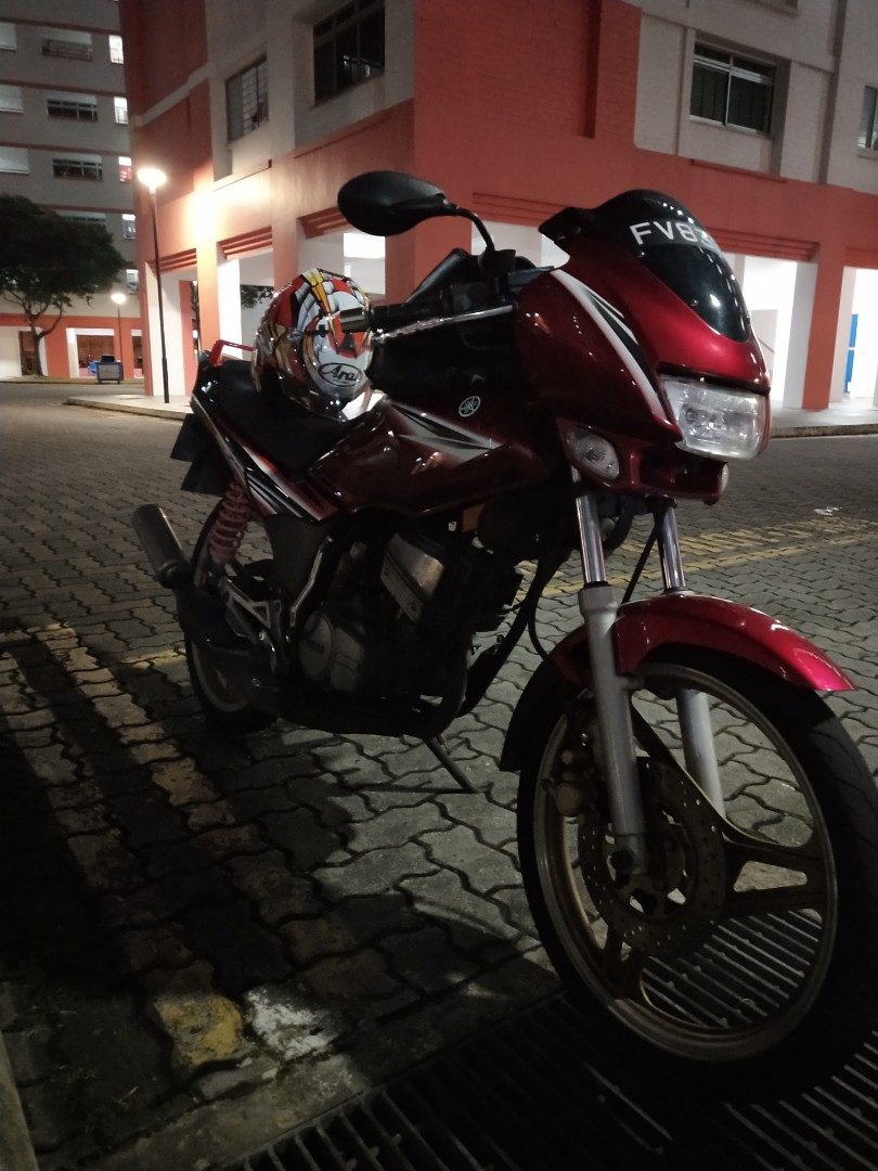 Rxz Ybr Rim And Skala Merah Orimoto Tank Set Motorcycles Motorcycle Accessories On Carousell