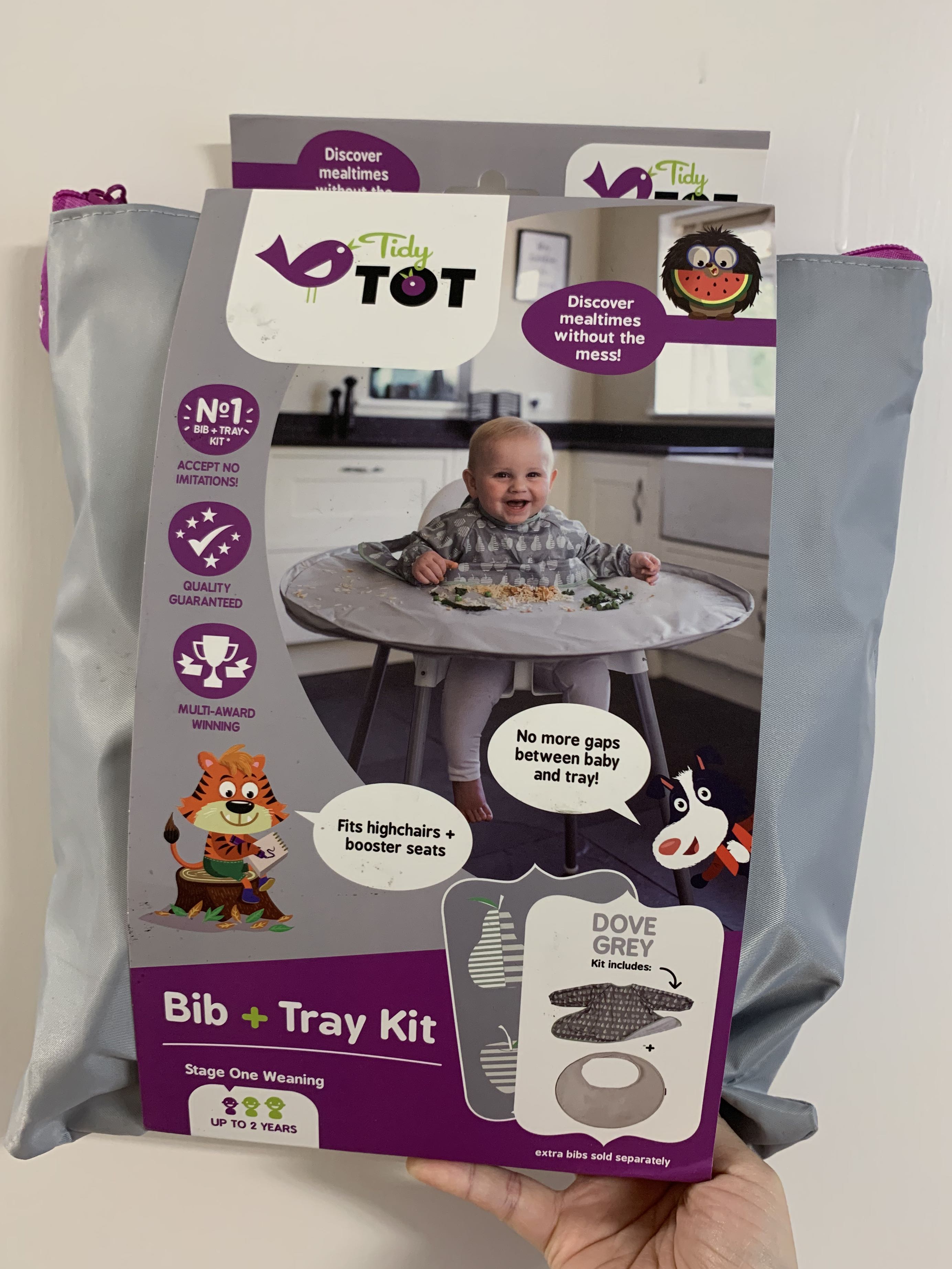 Tidy Tot BLW Bib & Tray Kit, Babies & Kids, Nursing & Feeding, Weaning