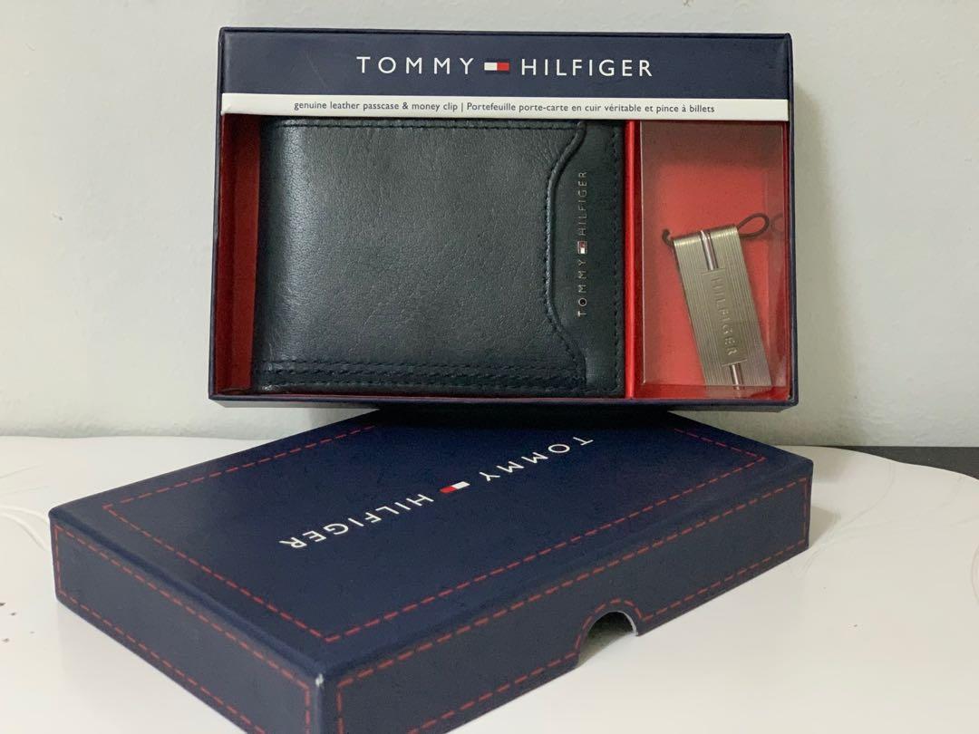 TOMMY HILFIGER Wallet with Money Clip Original from USA