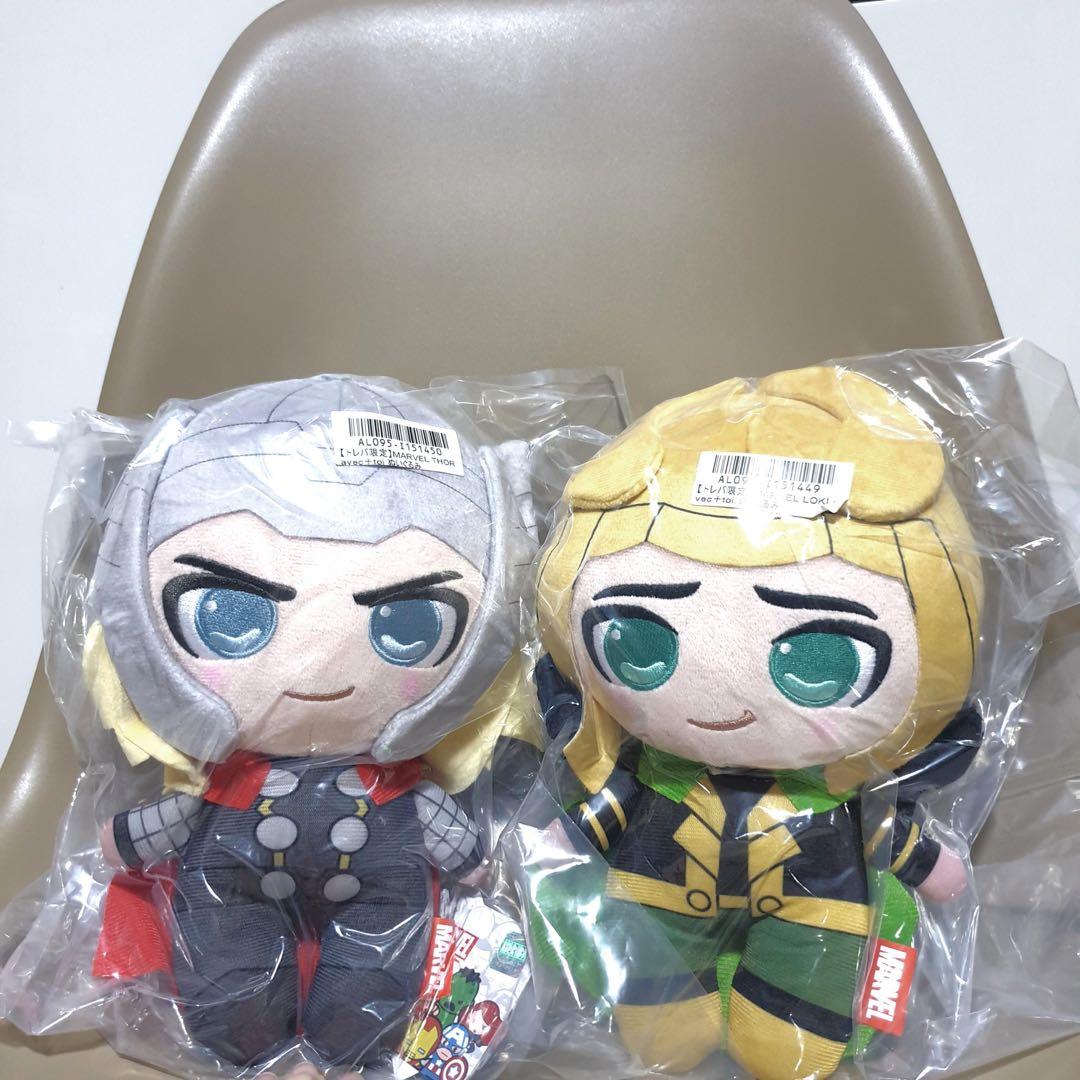 TOREBA EXCLUSIVE Loki and Thor Marvel Soft Toy Stuffed Plush Plushies Japan Authentic Hobbies Toys Toys Games on Carousell