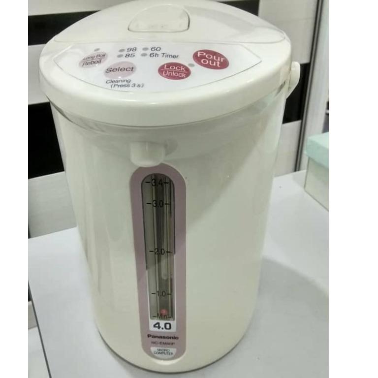 Panasonic Electric Thermo Pot 3-liter Hot Water Boiler Dispenser, Tea  Kettles & Pots